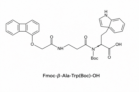 Fmoc-β-Ala-Trp ((Boc) -OH Nghiên cứu tạp chất cho Fmoc-Trp ((Boc) -OH HPLC 99+